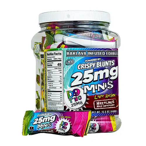 CB Minis Delta 9 - Potent 25MG Edibles Await