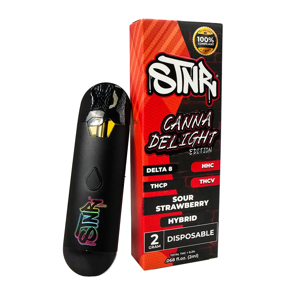 Buy Canna Delight 2 Gram THCP HHC THCV Carts 2000mg | STNR Buy Canna Delight 2 Gram THCP HHC THCV Carts 2000mg | STNR