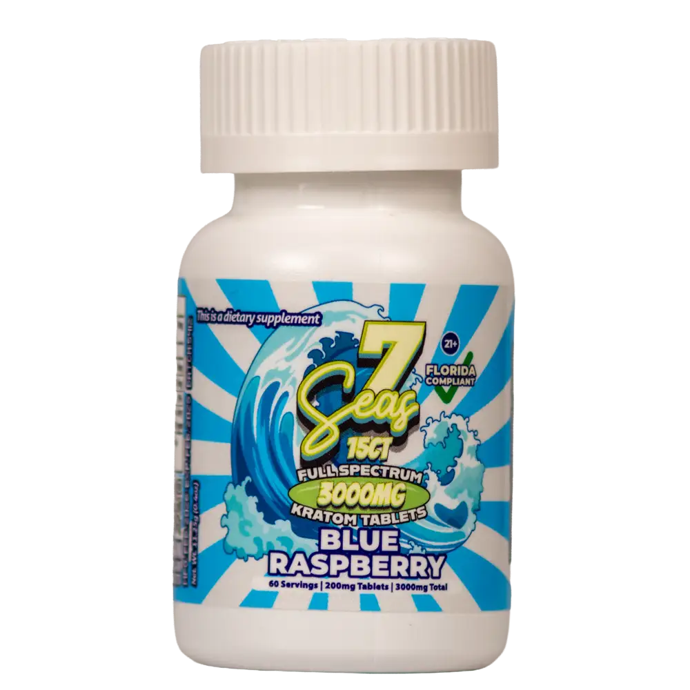 7 Seas Full Spectrum Kratom Tablets | 15 Count