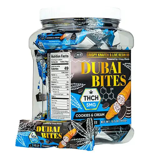 Dubai Bites | Crispy Knafeh & Live Resin D9 & THCH