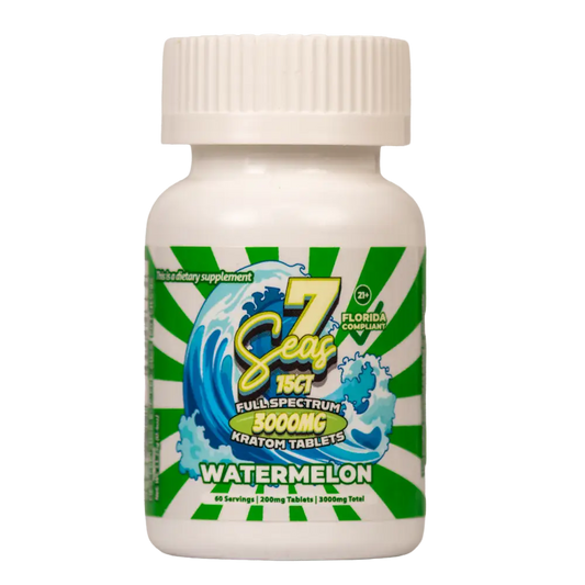 7 Seas Full Spectrum Kratom Tablets | 15 Count